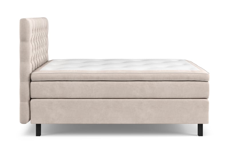 Celine Sengepakke 140x200cm - Beige / velour - Møbler - Senge - Kontinentalsenge