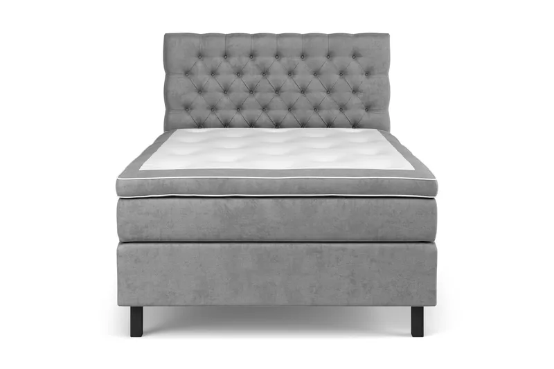 Celine Sengepakke 140x200cm - Grå / velour - Møbler - Senge - Kontinentalsenge