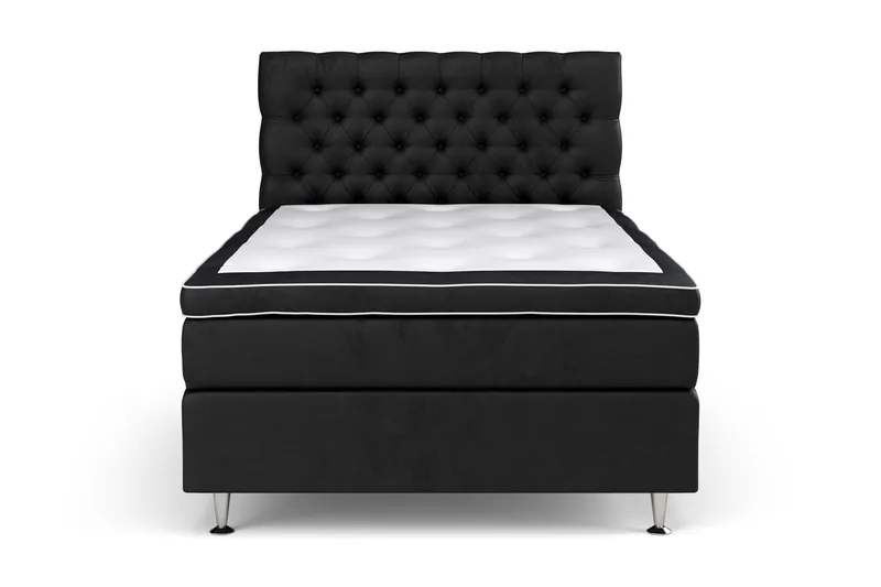 Celine Sengepakke 140x200cm, Sort / velour