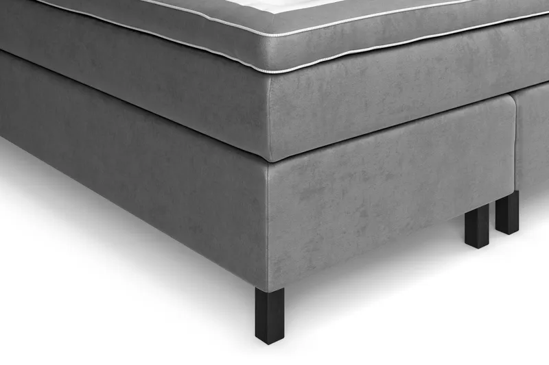 Celine Sengepakke 160x200cm - Grå / velour - Møbler - Senge - Kontinentalsenge
