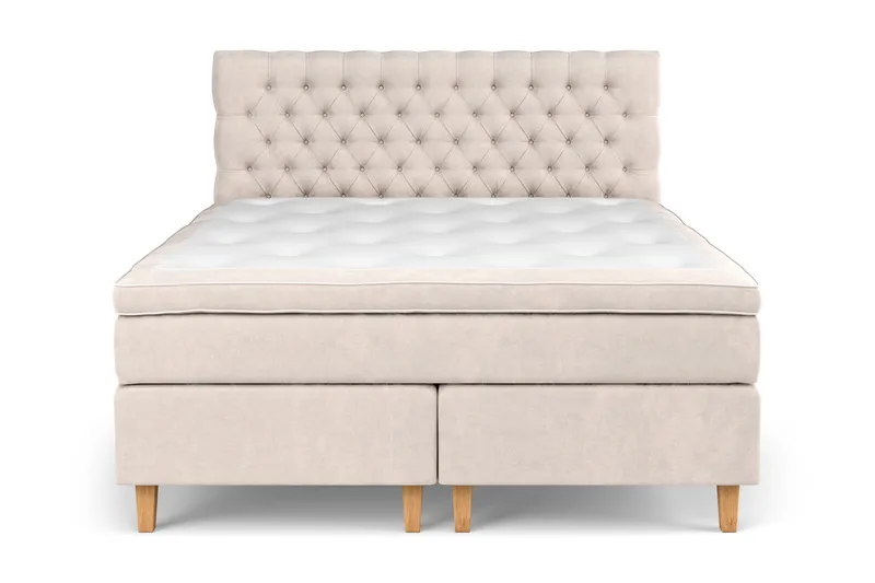 Celine Sengepakke 180x200cm - Beige / velour - Møbler - Senge - Kontinentalsenge
