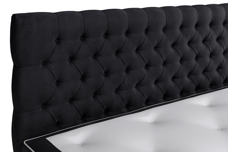Celine Sengepakke 180x200cm - Sort / velour - Møbler - Senge - Kontinentalsenge