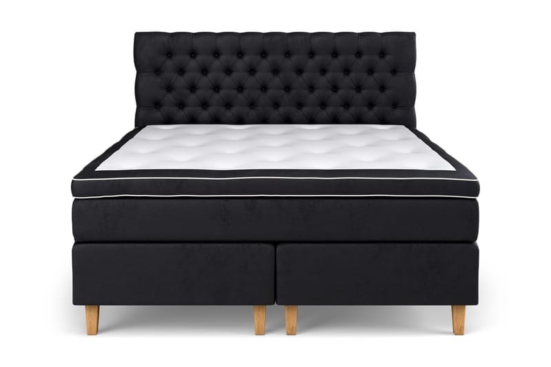 Celine Sengepakke 180x200cm - Sort / velour - Møbler - Senge - Kontinentalsenge