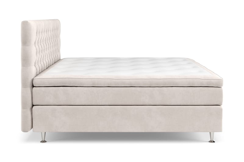 Celine Sengepakke 210x210cm - Beige / velour - Møbler - Senge - Kontinentalsenge