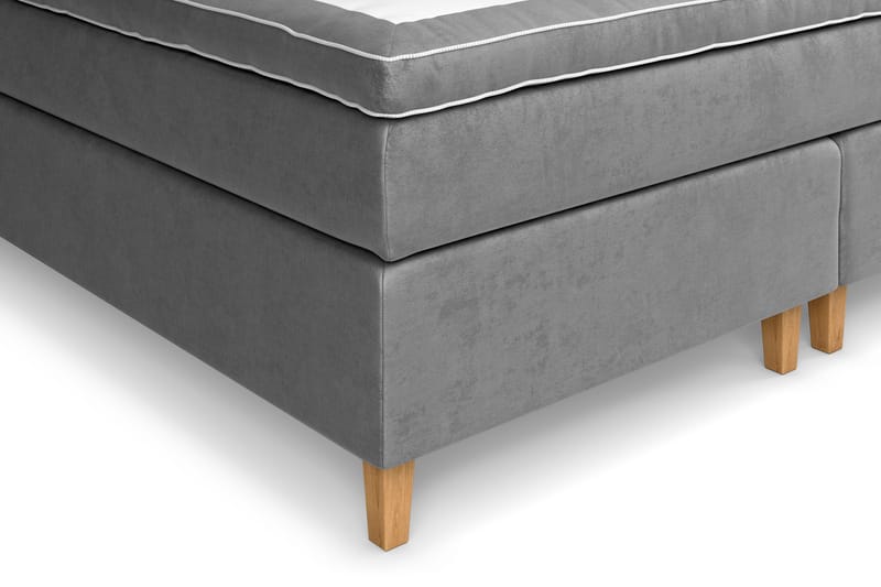 Celine Sengepakke 210x210cm - Grå / velour - Møbler - Senge - Kontinentalsenge