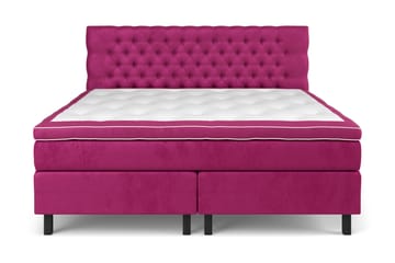 Celine Sengepakke 210x210cm - Pink / Velour - Møbler - Senge - Kontinentalsenge