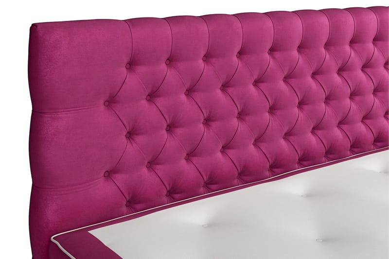 Celine Sengepakke 210x210cm - Pink / Velour - Møbler - Senge - Kontinentalsenge