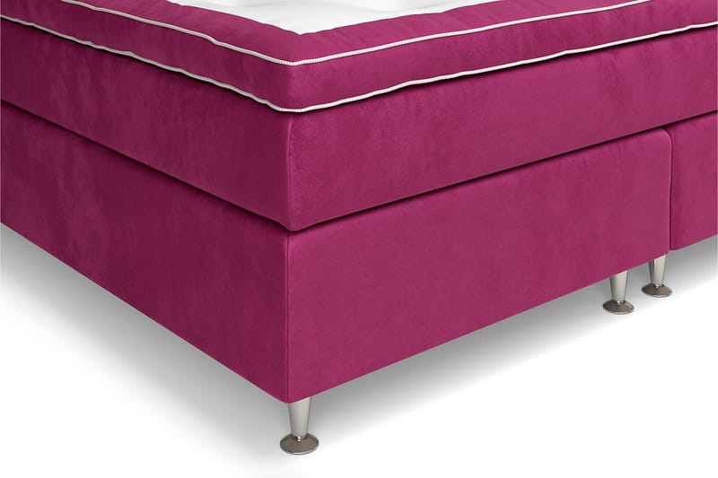 Celine Sengepakke 210x210cm - Pink / Velour - Møbler - Senge - Kontinentalsenge