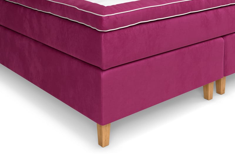 Celine Sengepakke 210x210cm - Pink / Velour - Møbler - Senge - Kontinentalsenge