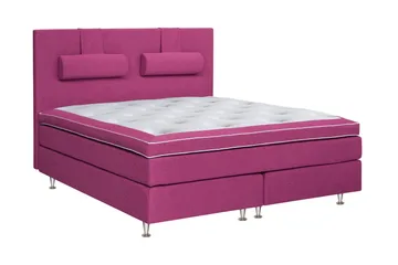 Charleston Komplet Sengepakke 160x200 Latex Lilla - Møbler - Senge - Kontinentalsenge