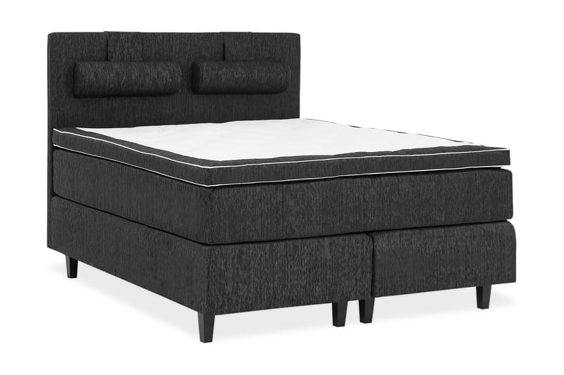 Charleston Komplet Sengepakke 160x200 - Sort - Møbler - Senge - Komplet sengepakke