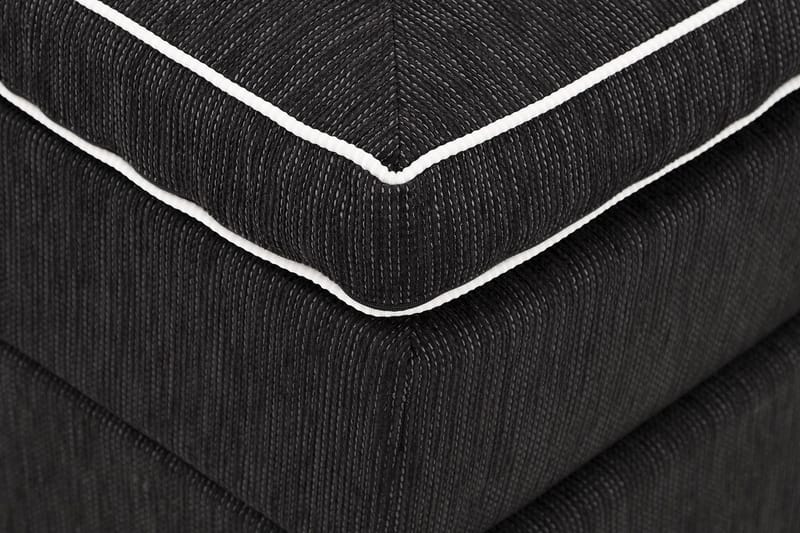 Charleston Komplet Sengepakke 160x200 - Sort - Møbler - Senge - Kontinentalsenge