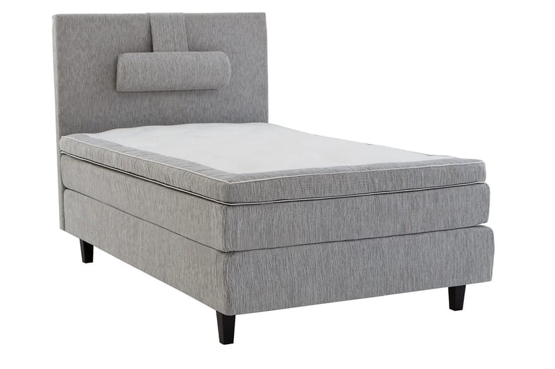 Charleston Kontinentalseng 120x200 hård polyesterskum, lysegrå