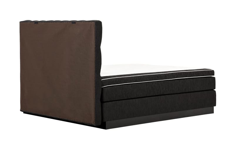 Charleston Kontinentalseng 180x200 hård polyesterskum - sort - Møbler - Senge - Kontinentalsenge