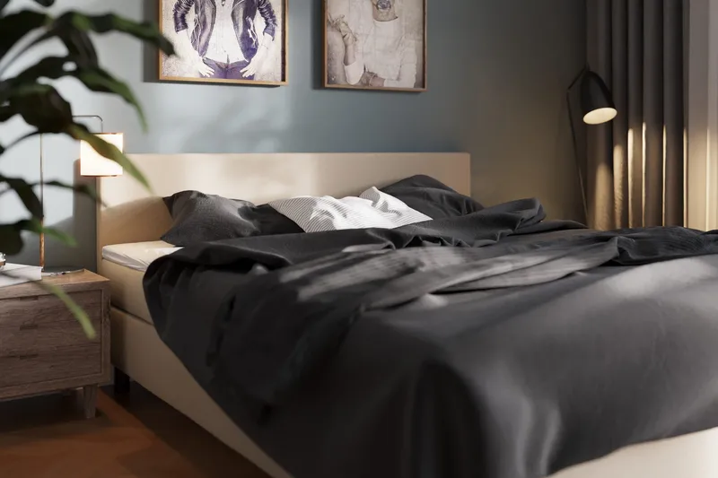 Charm Komplet Sengepakke 140x200 cm - Beige - Møbler - Senge - Kontinentalsenge