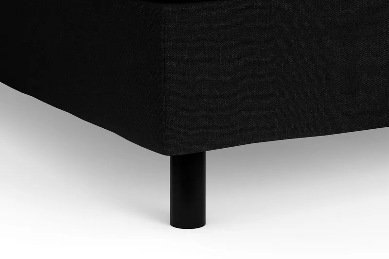 Charm Komplet Sengepakke 140x200 cm Kontinentalseng med gavl - Sort - Møbler - Senge - Kontinentalsenge