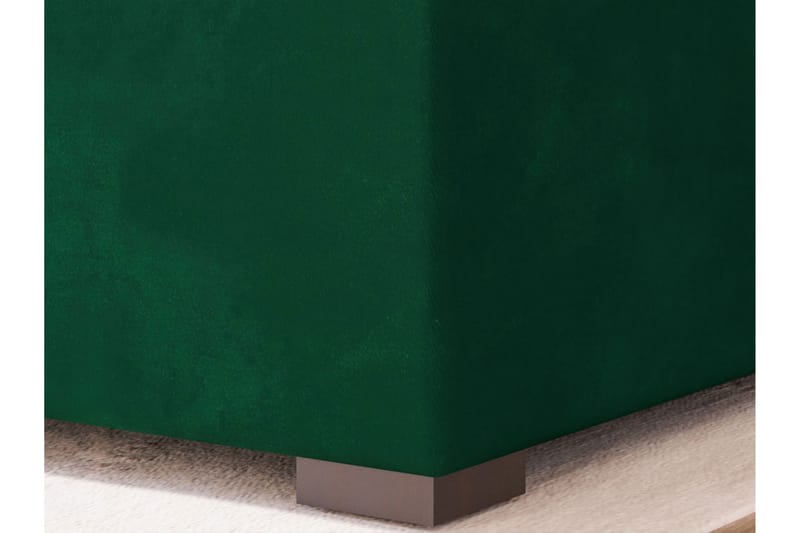 Chepstow Kontinentalseng 160x200 cm Medium - Velour/Mørkegrøn - Kontinentalsenge - Familieseng