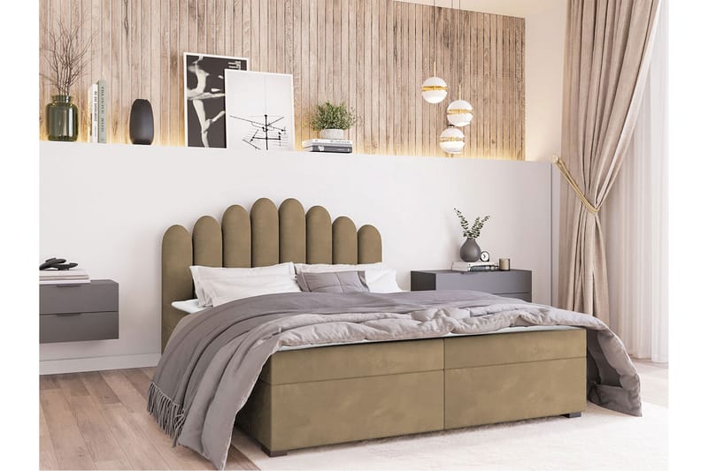 Chepstow Kontinentalseng 180x200 cm Medium - Brun - Møbler - Senge - Kontinentalsenge