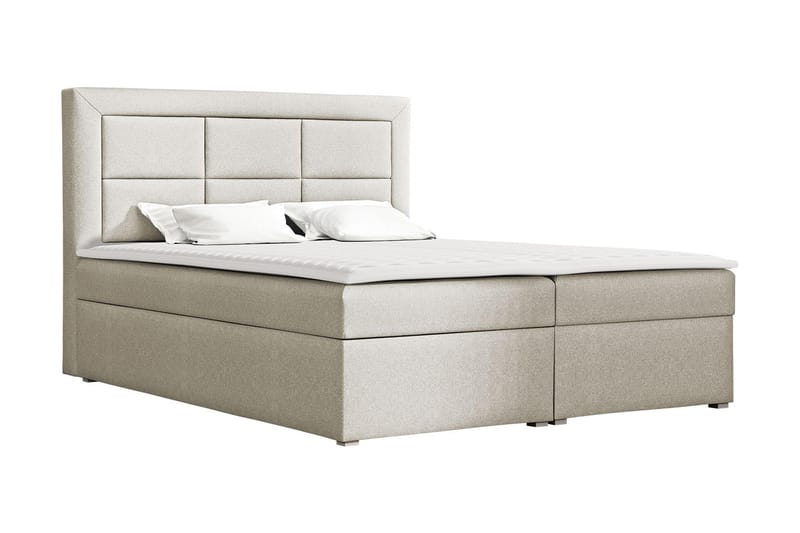 Clasic Box Kontinentalseng 140x215 cm - Beige - Møbler - Senge - Kontinentalsenge