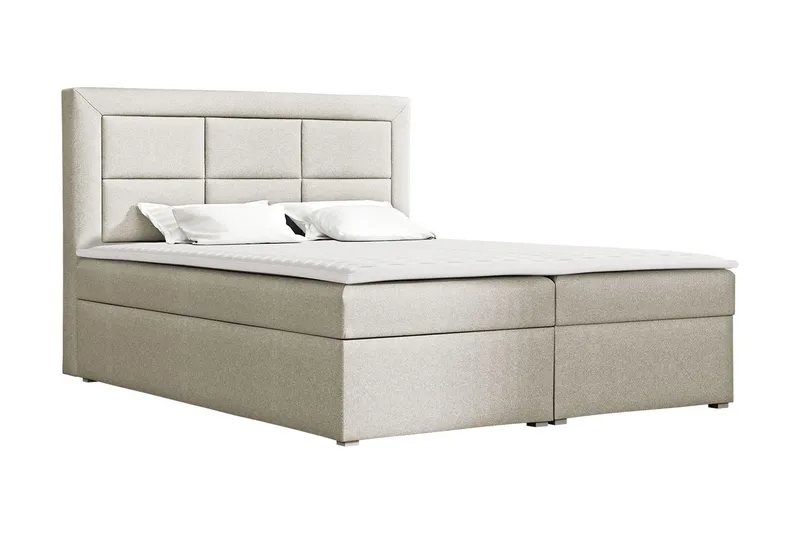 Clasic Box Kontinentalseng 160x215 cm - Beige - Møbler - Senge - Kontinentalsenge