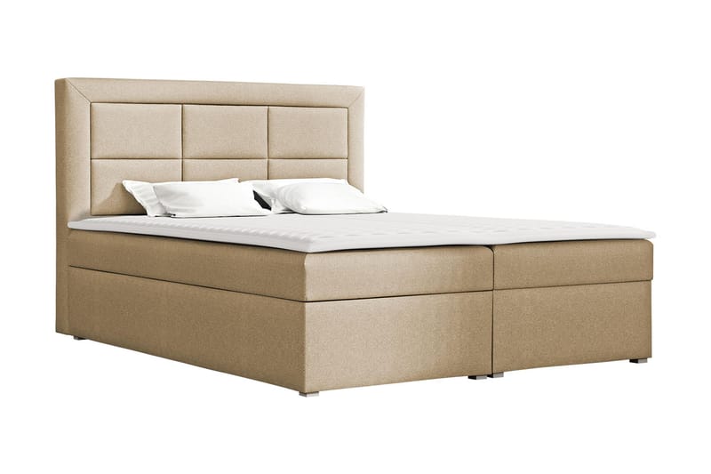 Clasic Box Kontinentalseng 180x215 cm - Beige - Møbler - Senge - Kontinentalsenge