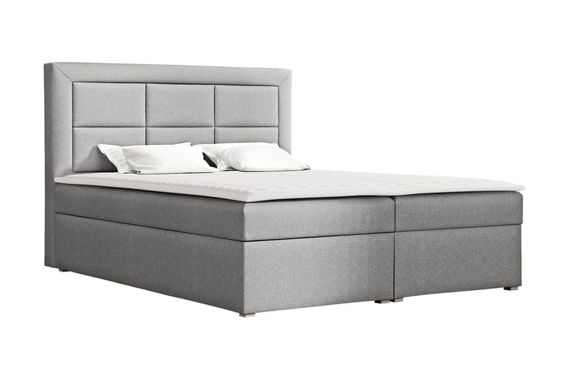 Clasic Box Kontinentalseng 180x215 cm - Grå - Møbler - Senge - Kontinentalsenge