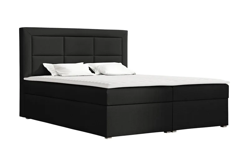 Clasic Box Kontinentalseng 180x215 cm, Sort