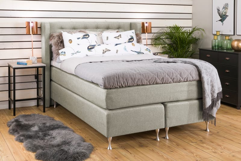 Cloud Komplet Sengepakke 140x200 - Beige - Møbler - Senge - Komplet sengepakke