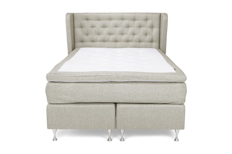 Cloud Komplet Sengepakke 140x200 - Beige/Hvid - Møbler - Senge - Komplet sengepakke