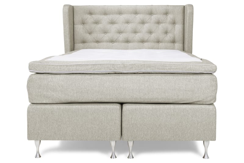 Cloud Komplet Sengepakke 140x200 - Beige/Hvid - Møbler - Senge - Komplet sengepakke