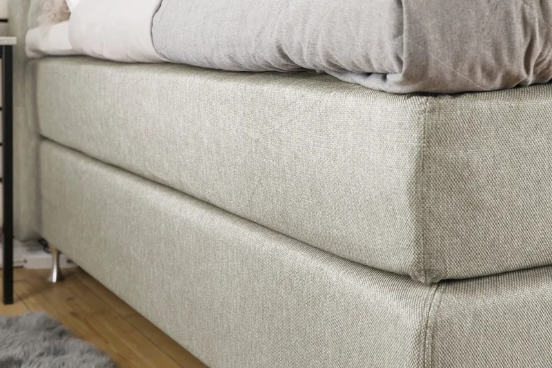 Cloud Komplet Sengepakke 140x200 - Beige/Hvid - Møbler - Senge - Kontinentalsenge