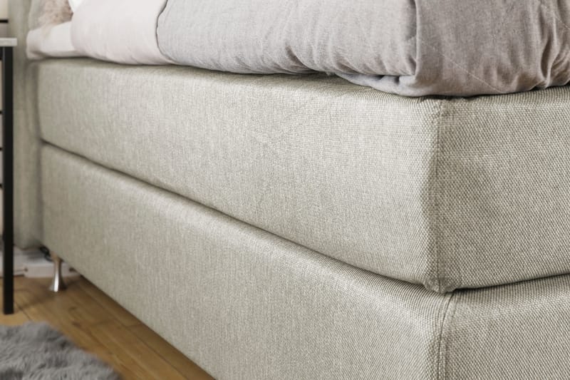 Cloud Komplet Sengepakke 140x200 - Beige/Hvid - Møbler - Senge - Kontinentalsenge
