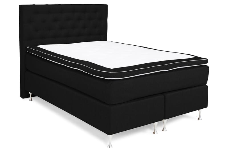 Cloud Komplet Sengepakke 140x200 - Sort/Hvid - Møbler - Senge - Kontinentalsenge