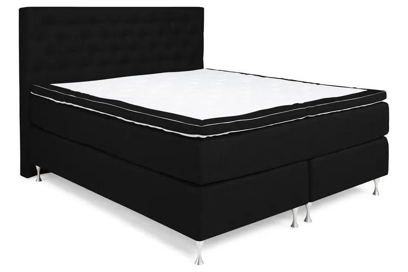 Cloud Komplet Sengepakke 160x200 - Sort - Møbler - Senge - Kontinentalsenge