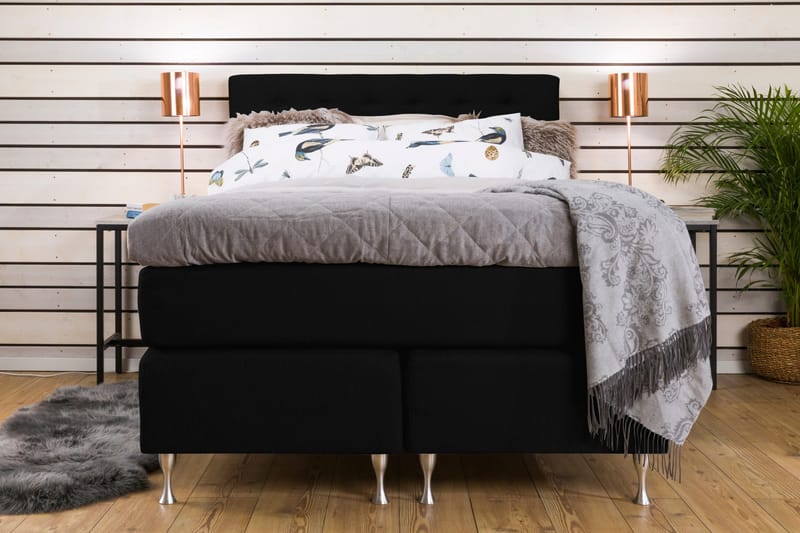 Cloud Kontinentalseng 140x200 - Sort - Møbler - Senge - Kontinentalsenge