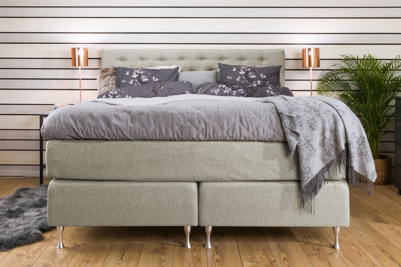 Cloud Kontinentalseng 160x200 - Beige - Møbler - Senge - Kontinentalsenge