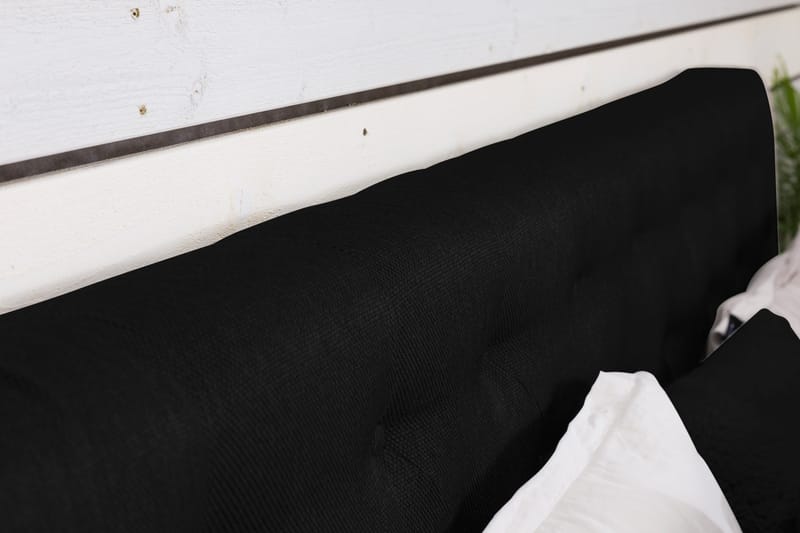 Cloud Kontinentalseng 160x200 - Sort/Hvid - Møbler - Senge - Kontinentalsenge