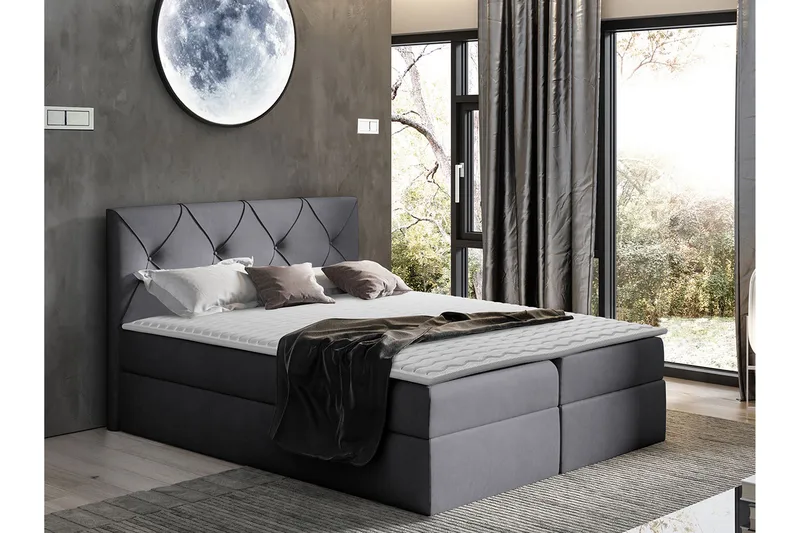 Crystalina Kontinentalseng 200x200 cm - Møbler - Senge - Kontinentalsenge