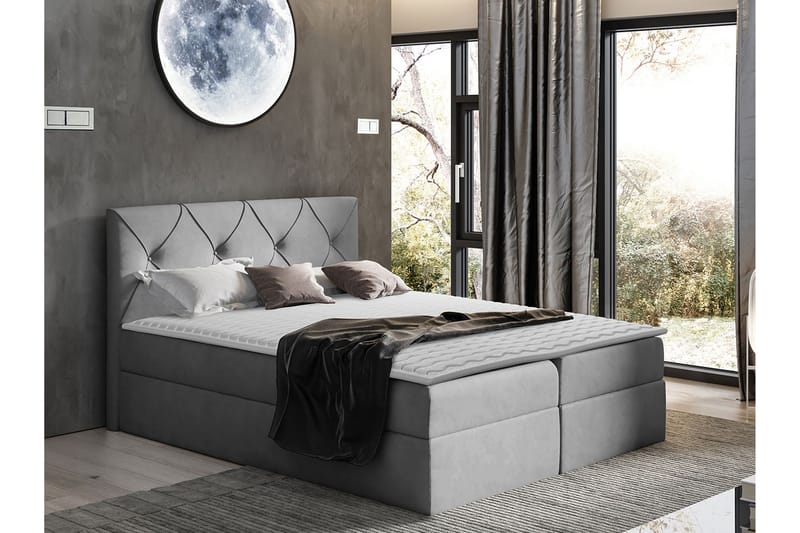 Crystalina Kontinentalseng 200x200 cm - Møbler - Senge - Kontinentalsenge