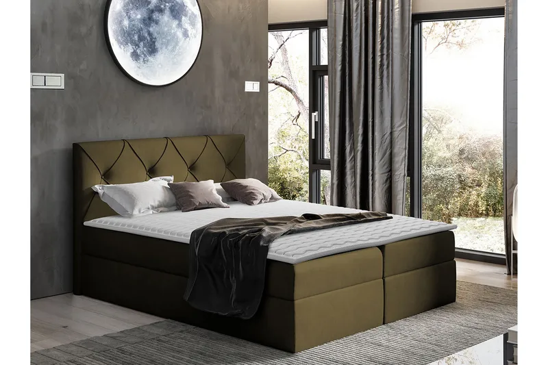 Crystalina Kontinentalseng 200x200 cm - Møbler - Senge - Kontinentalsenge