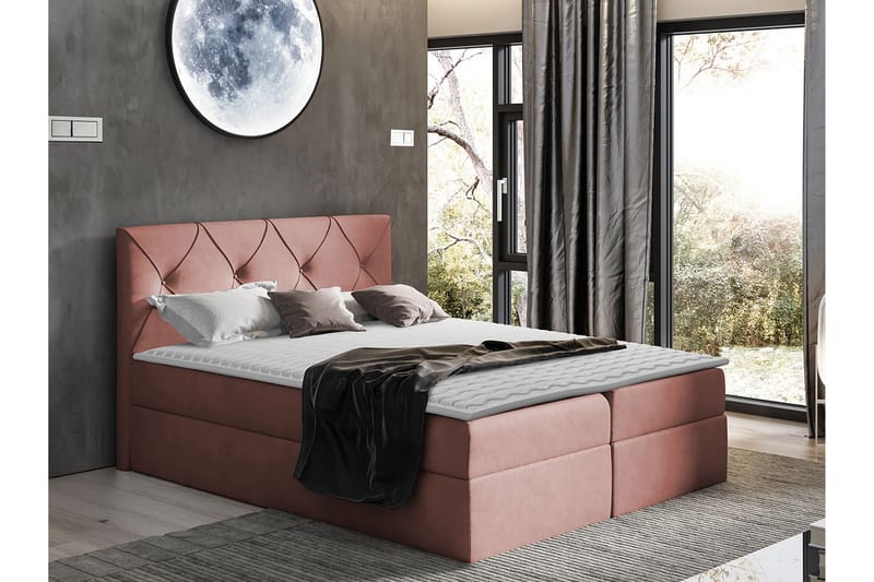 Crystalina Kontinentalseng 200x200 cm - Møbler - Senge - Kontinentalsenge
