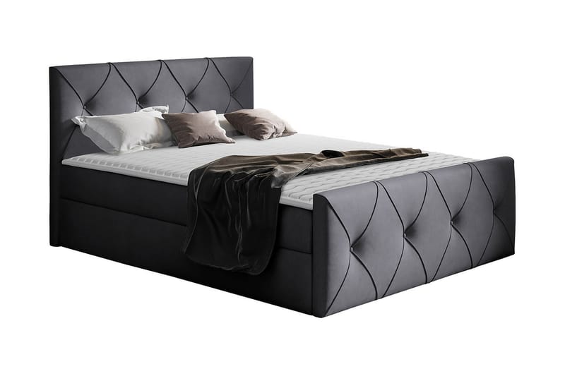 Crystalina Lux Kontinentalseng 160x200 cm - Møbler - Senge - Kontinentalsenge