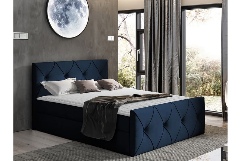 Crystalina Lux Kontinentalseng 160x200 cm - Møbler - Senge - Kontinentalsenge