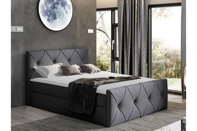 Crystalina Lux Kontinentalseng 180x200 cm - Møbler - Senge - Kontinentalsenge