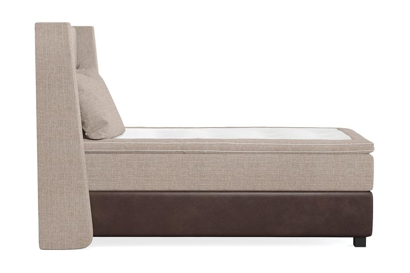 Cuba Kontinentalseng 105x200 - (+Flere valg) Beige/Brun - Møbler - Senge - Kontinentalsenge