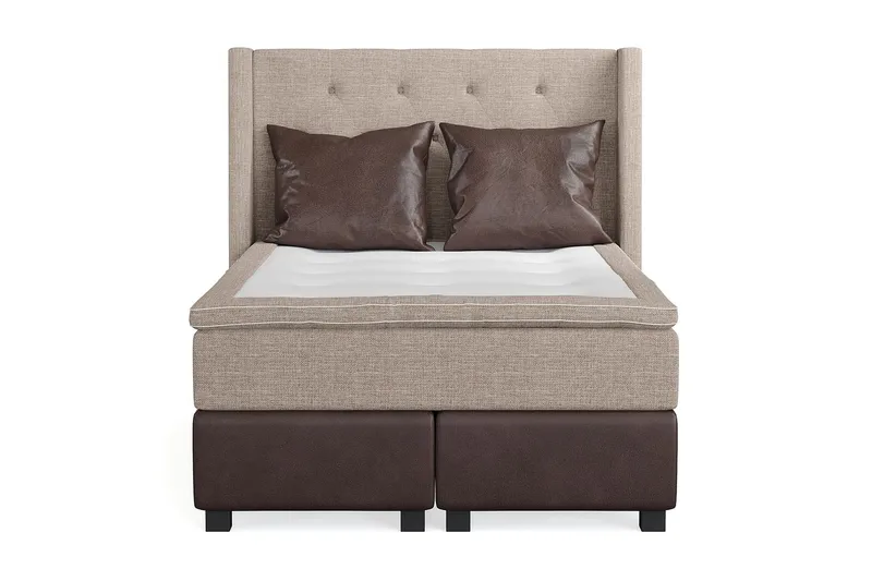 Cuba Kontinentalseng 140x200, (+Flere valg) Beige/Brun