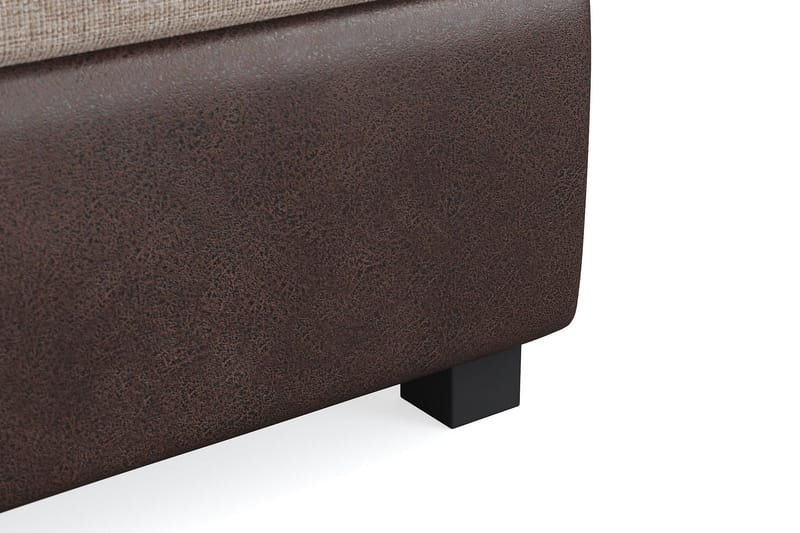 Cuba Kontinentalseng 180x200 - (+Flere valg) Beige/Brun - Møbler - Senge - Kontinentalsenge