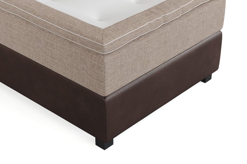 Cuba Sengepakke 105x200 med To Beige Puder - (+Flere valg) Beige/Brun - Møbler - Senge - Komplet sengepakke