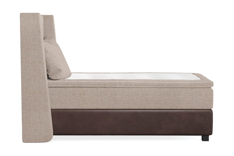 Cuba Sengepakke 105x200 med To Beige Puder - (+Flere valg) Beige/Brun - Møbler - Senge - Kontinentalsenge