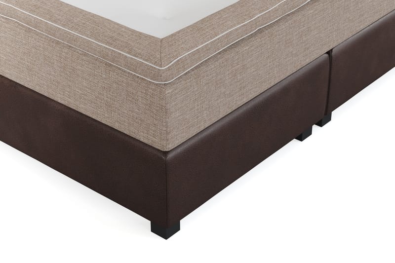 Cuba Sengepakke 160x200 med To Beige Puder - (+Flere valg) Beige/Brun - Møbler - Senge - Kontinentalsenge